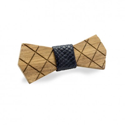 Wooden Bow Tie - Aruba
